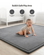 Baby Play Mat for Floor, Crawling Mat for Babies, Toddlers, Infant, Kids, Non-Slip Backing Safe for Tummy Time