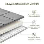 Goyuu Foldable Baby Play Mat for Floor, 50x50 Playpen Mat