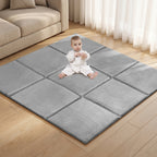 Goyuu Foldable Baby Play Mat for Floor, 50x50 Playpen Mat