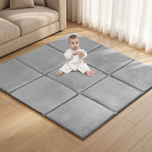 Goyuu Foldable Baby Play Mat for Floor, 50x50 Playpen Mat