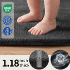 Goyuu Cooling Baby Play Mat 1.18" Thick, 50x50 Playpen Mat with Removable & Washable Cover