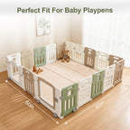 Goyuu Foldable Baby Play Mat for Floor, 50x50 Playpen Mat
