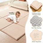 Goyuu Foldable Baby Play Mat for Floor, 50x50 Playpen Mat