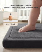 Baby Play Mat for Floor, Crawling Mat for Babies, Toddlers, Infant, Kids, Non-Slip Backing Safe for Tummy Time