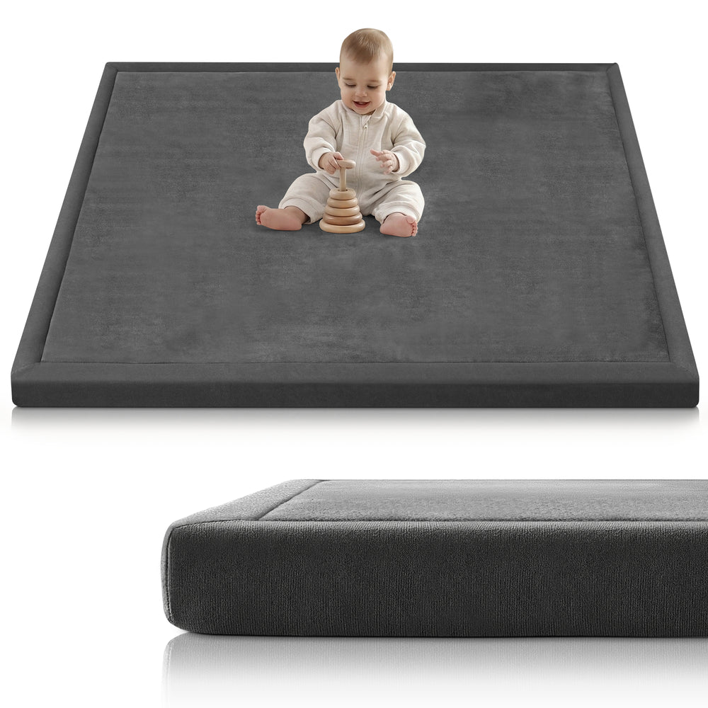Baby Play Mat for Floor, Crawling Mat for Babies, Toddlers, Infant, Kids, Non-Slip Backing Safe for Tummy Time