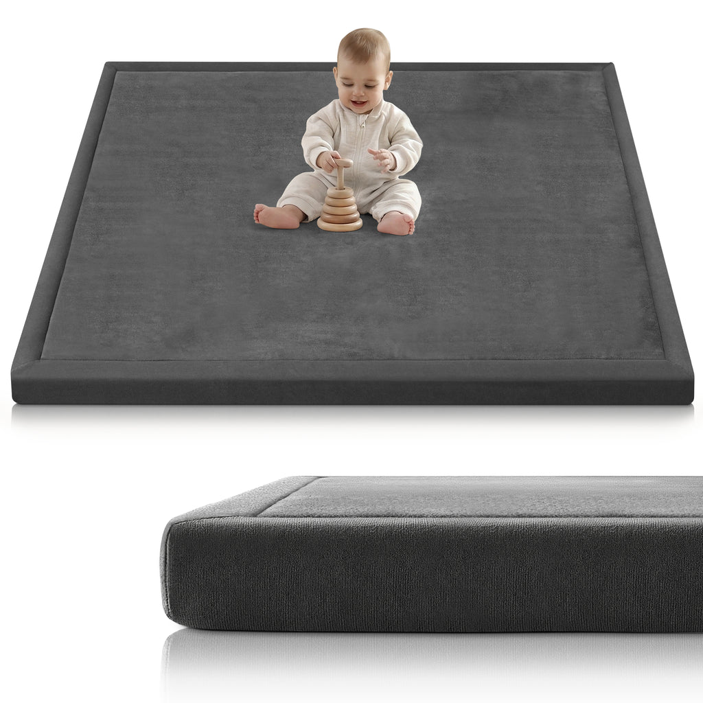 Baby Play Mat for Floor, Crawling Mat for Babies, Toddlers, Infant, Kids, Non-Slip Backing Safe for Tummy Time