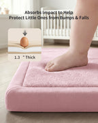Goyuu Ultra Soft 1.3" Thick Baby Play Mat for Floor, 79x79 Playpen Mat Elasti-Foam Padded Crawling Mat for Babies, Toddlers, Infant, Kids