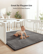 Baby Play Mat for Floor, Crawling Mat for Babies, Toddlers, Infant, Kids, Non-Slip Backing Safe for Tummy Time