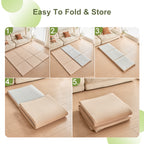 Goyuu Foldable Baby Play Mat for Floor, 50x50 Playpen Mat