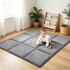 Goyuu Foldable Baby Play Mat for Floor, 50x50 Playpen Mat