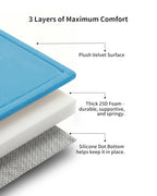 Goyuu Ultra Soft 1.3" Thick Baby Play Mat for Floor, 79x79 Playpen Mat Elasti-Foam Padded Crawling Mat for Babies, Toddlers, Infant, Kids, Non-Slip Backing Safe for Tummy Time