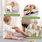Goyuu Foldable Baby Play Mat for Floor, 50x50 Playpen Mat