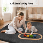 Goyuu Cooling Baby Play Mat 1.18" Thick, 50x50 Playpen Mat with Removable & Washable Cover
