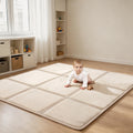 Goyuu Foldable Baby Play Mat for Floor, 50x50 Playpen Mat