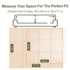 Goyuu Foldable Baby Play Mat for Floor, 50x50 Playpen Mat