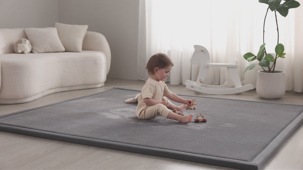 Baby Play Mat for Floor, Crawling Mat for Babies, Toddlers, Infant, Kids, Non-Slip Backing Safe for Tummy Time