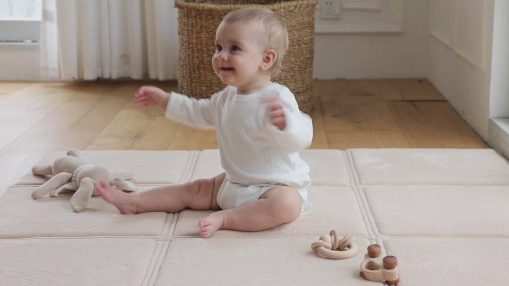 Goyuu Foldable Baby Play Mat for Floor, 50x50 Playpen Mat