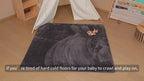 Goyuu Cooling Baby Play Mat 1.18" Thick, 50x50 Playpen Mat with Removable & Washable Cover